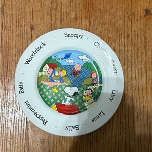 Vintage Peanuts Plate